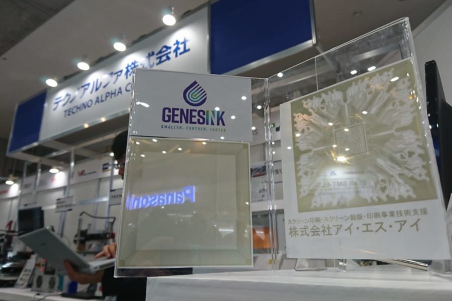 GenesInk demonstrate printed electronic ability at JPCA show in Tokyo