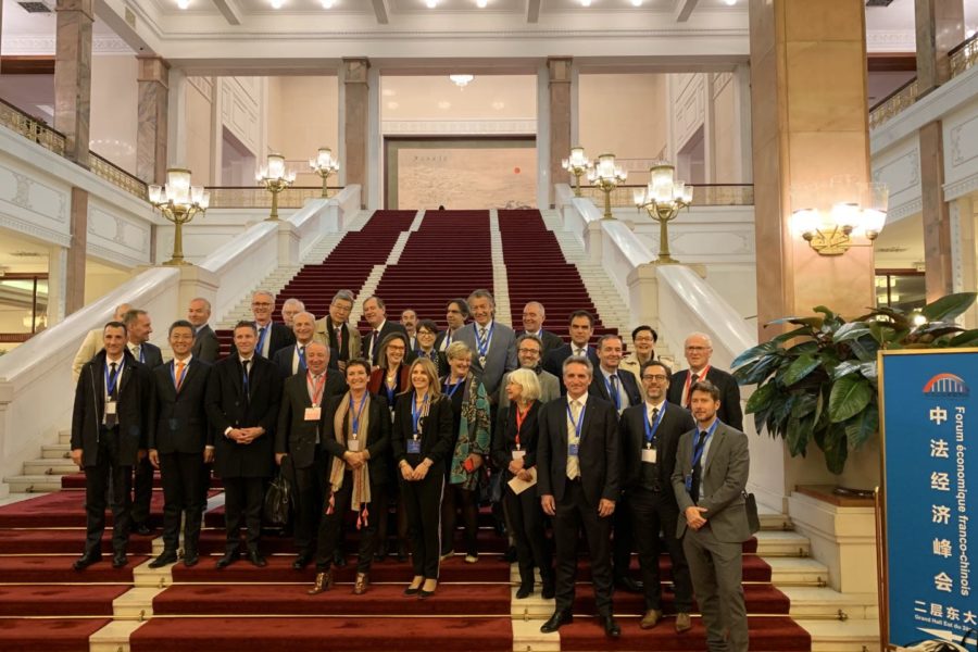Corinne Versini, GenesInk CEO, successfully participated to French President Emmanuel Macron trip to China with the Forum  Economique Franco Chinois